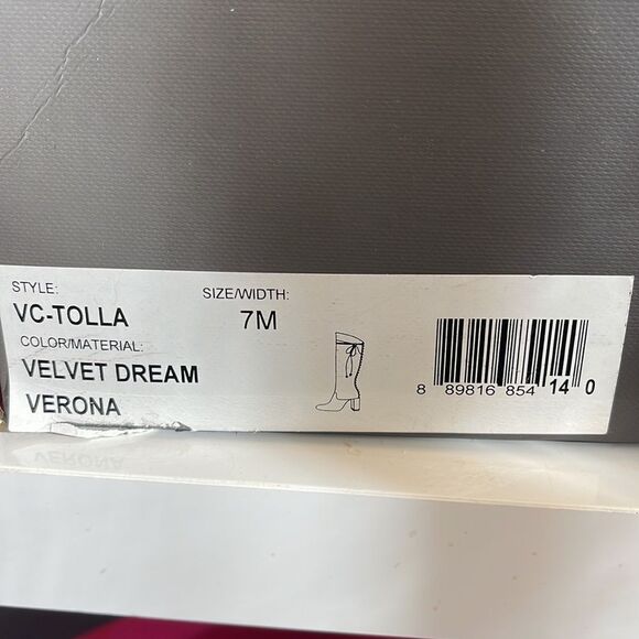 Vince Camuto Velvet Dream Verona TOLLA Lace up Over the Knee Boot - Picture 13 of 16